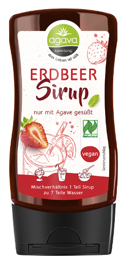 Produktfoto zu Erdbeersirup agava