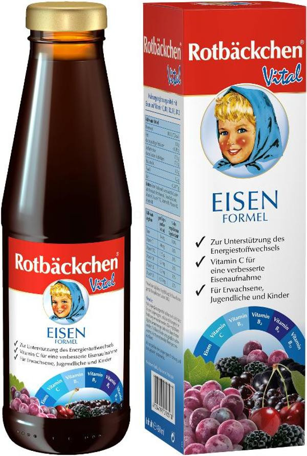 Produktfoto zu Rotbäckchen Vital Eisen Formel