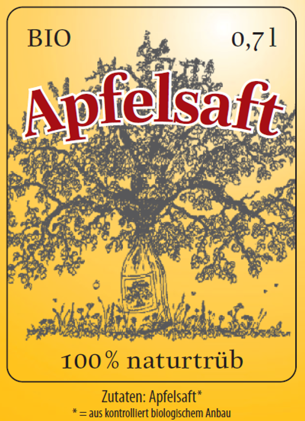 Produktfoto zu BIO-Apfelsaft