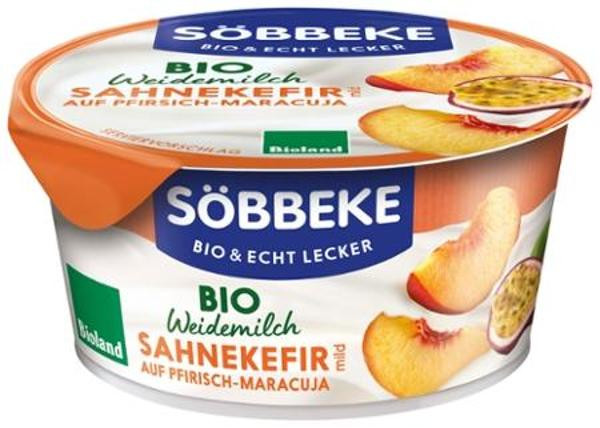 Produktfoto zu Sahne Kefir Pfirsich-Maracuja