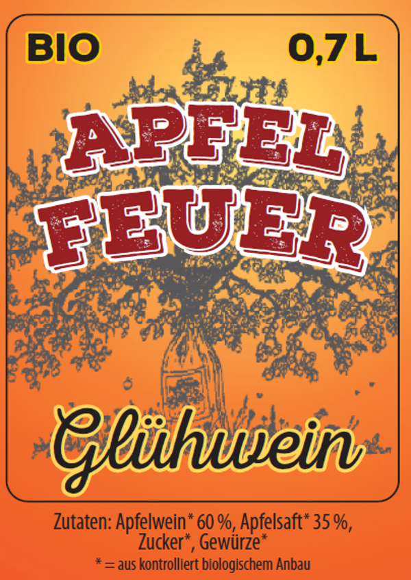 Produktfoto zu BIO-Apfel-Kirschfeuer (Glühwei