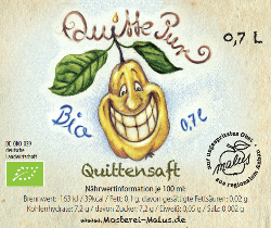 Produktfoto zu BIO-Quittensaft