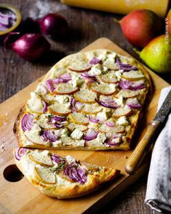 Produktfoto zu Flammkuchen mit Birnen