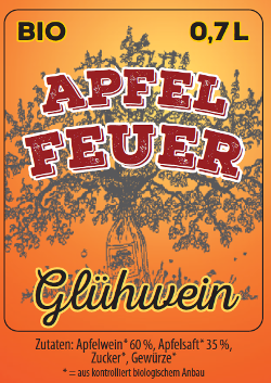 Produktfoto zu BIO-Apfel-Kirschfeuer (Glühwei