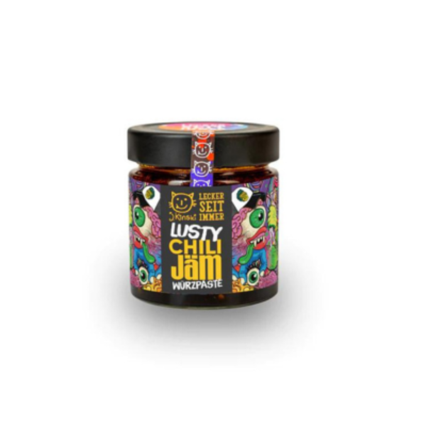 Produktfoto zu Bio Lusty Chili Jäm - vegan