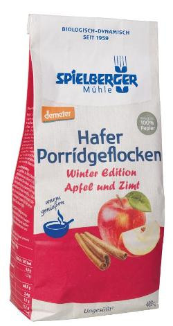 Produktfoto zu Hafer Porridgeflocken Apfel - Zimt