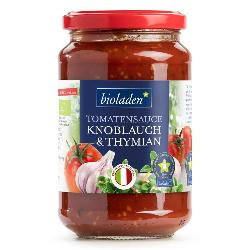 Produktfoto zu Tomatensauce Knoblauch Thymian