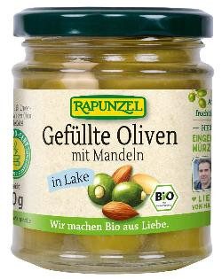 Produktfoto zu Oliven grün mit Mandeln gefüllt