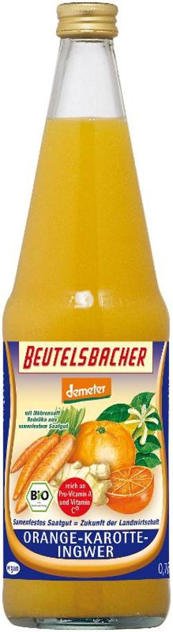 Produktfoto zu Orange Karotte Ingwer Saft