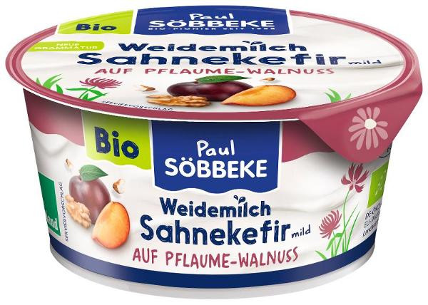 Produktfoto zu Sahne-Kefir Pflaume Walnuss