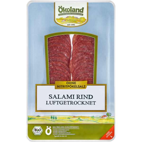 Produktfoto zu Rindersalami geschnitten