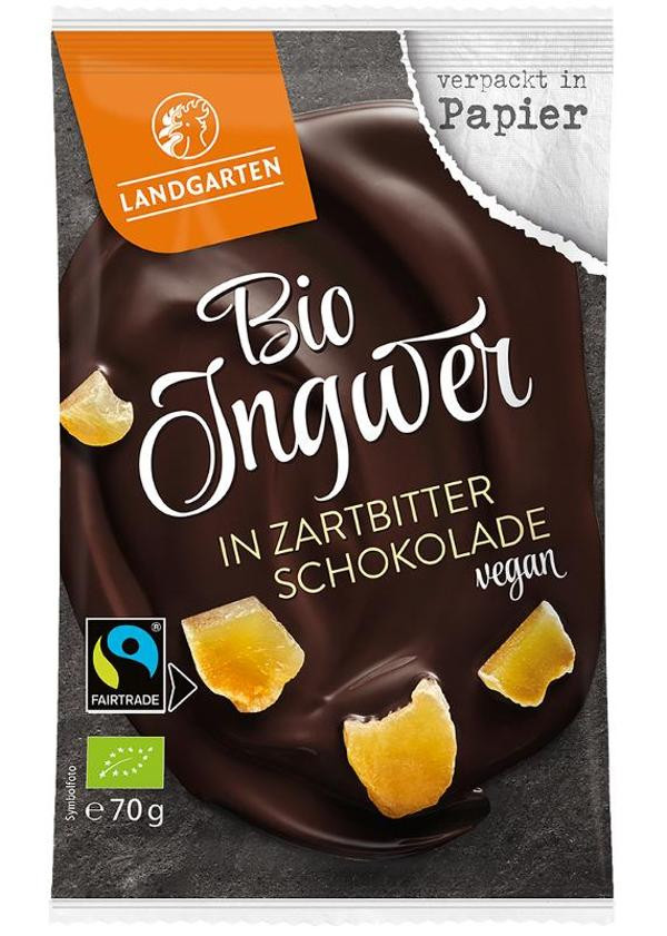 Produktfoto zu Ingwer in Zartbitter Schokolade