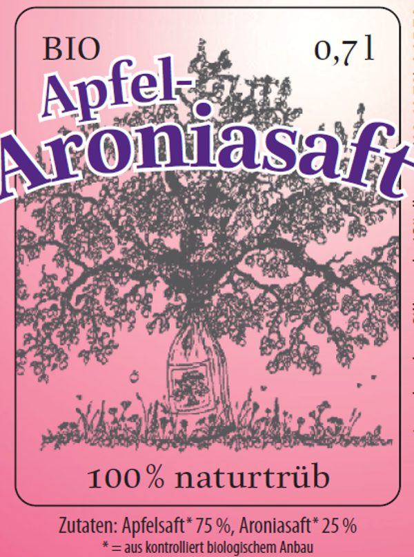 Produktfoto zu BIO-Apfel-Aroniasaft